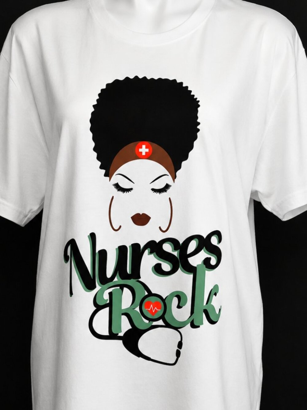 Unisex Large Nurse short sleeve cotton shirt . Hospital Medical Nursing scrubs